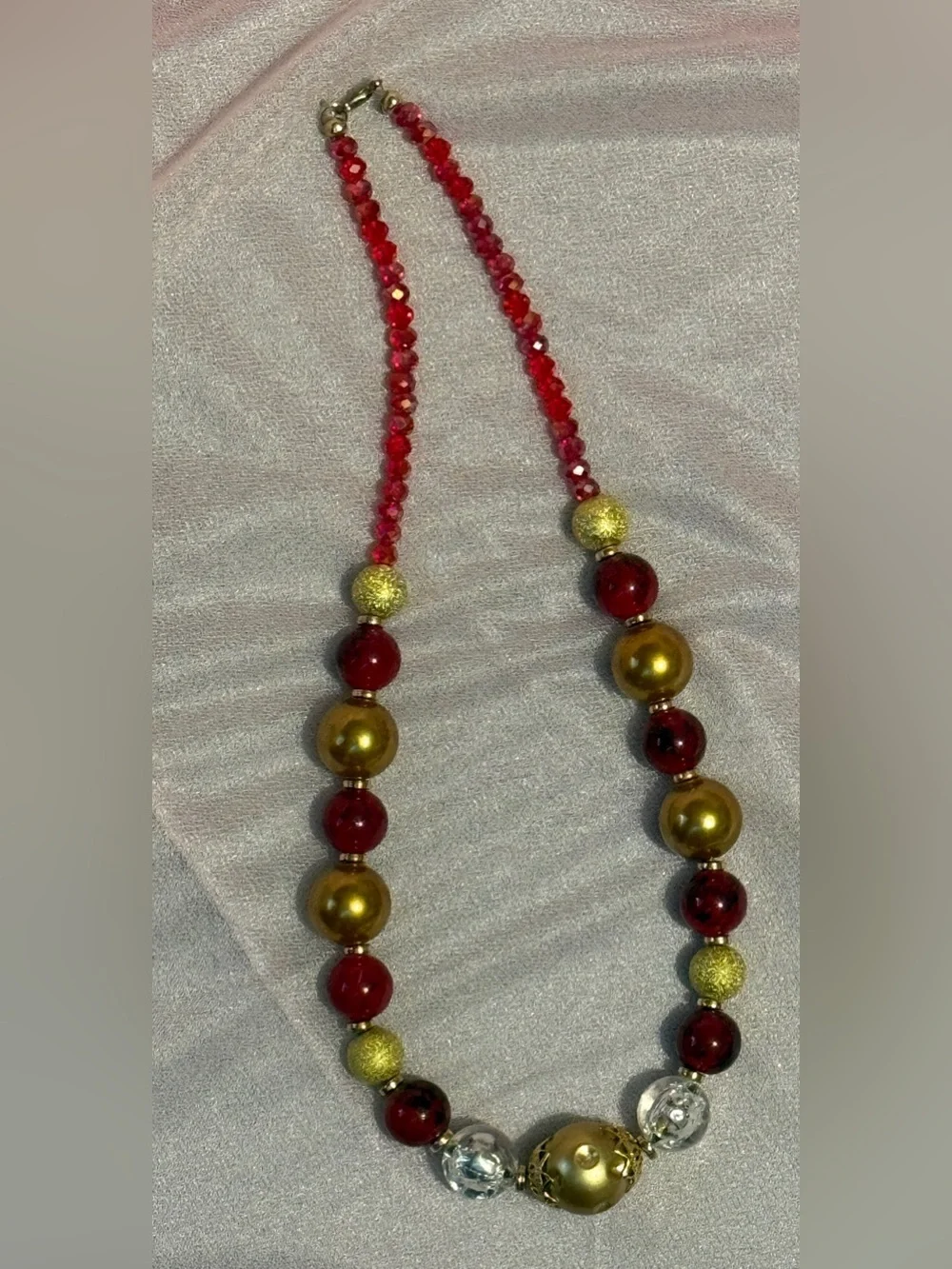 Maroon Gold Aggies Gameday Beaded Necklace Set